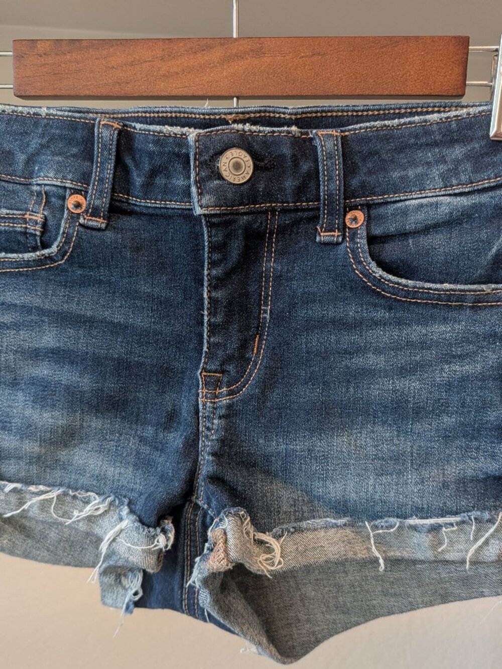 American Eagle Denim Shorts Next Level Stretch size 000